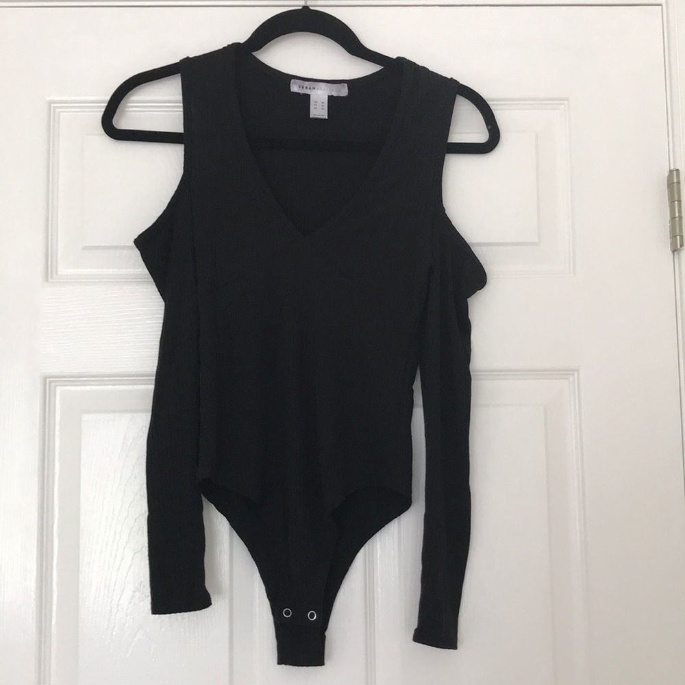 Urban Heritage Black Bodysuit Size Medium